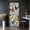 Color 4, variant on Door Stickers Peel and Stick Door Mural Red wooden vertical panels Removable Wallpaper 30.3''x78.7'' Self-Adhesive Mural for Kitchen Living Room Bedroom Decor