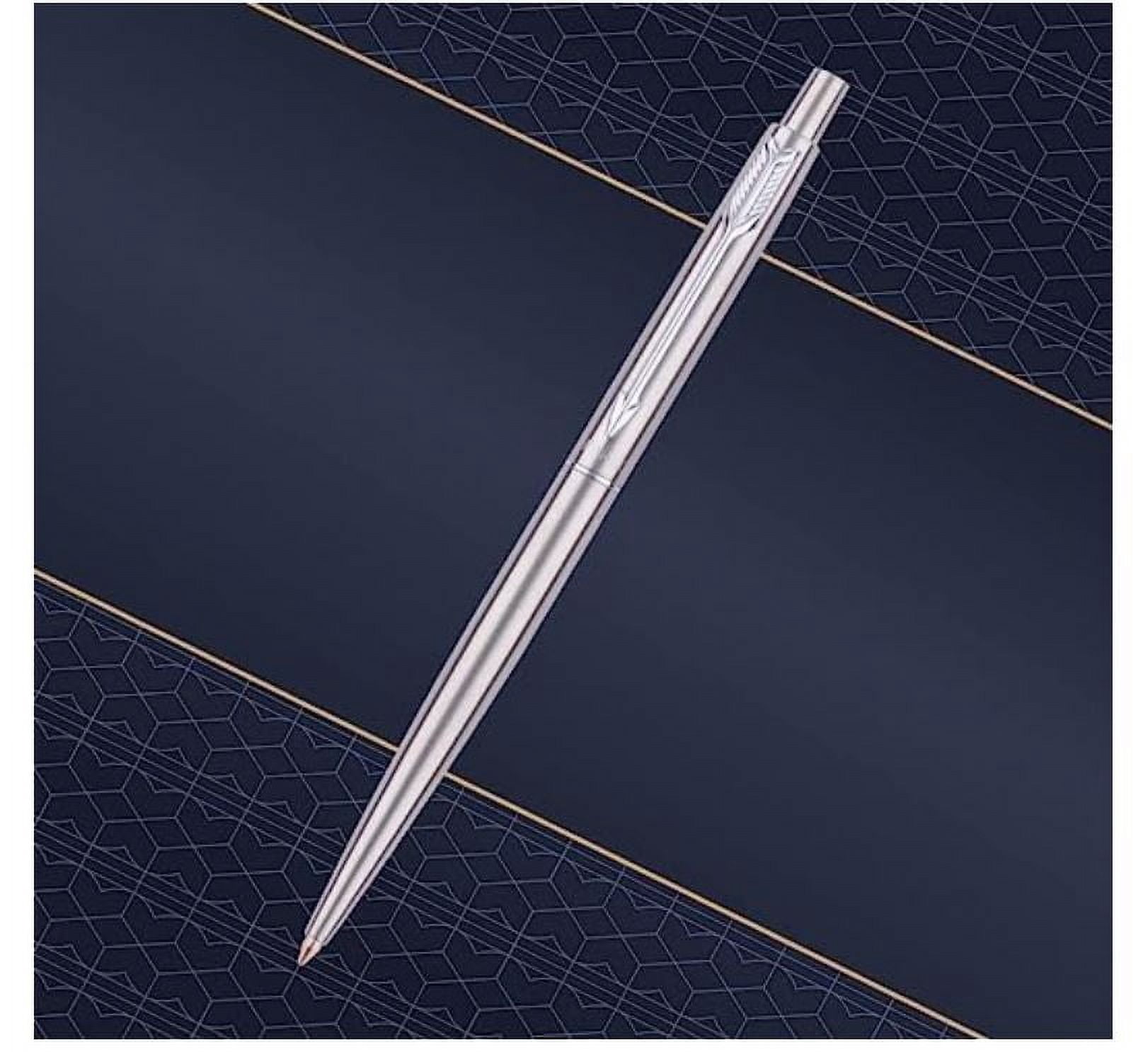Parker Classic Stainless Steel CT Ball Pen Pack of 2 Set