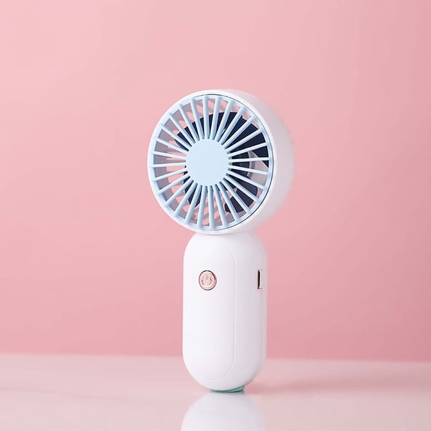 Ventilador portátil de mano | Mini ventilador de viaje con carga rápida y batería de gran capacidad | Ventilador personal silencioso para escritorio, coche y actividades al aire libre