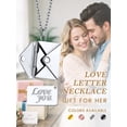 thumbnail image 5 of KeyStyle Envelope Locket Necklace with Love You Letter for Women Stainless Steel Christmas Valentine Birthday Gift for Her, 5 of 11