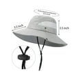 thumbnail image 4 of Spencer Mens Sun Hat Wide Birm Bucket UV Protection Hat Boonie Hat for Fishing Hiking Beach, 4 of 8