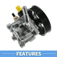 thumbnail image 7 of Unique Bargains Power Steering Pump Power Assist Pump Replace for Toyota Corolla 2003-2008 1.8L L4 Wagonr, 7 of 7