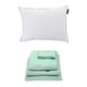 thumbnail image 1 of Sabanas Individual Softy Menta + Almohada One, 1 of 8