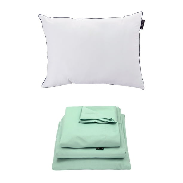 Sabanas Individual Softy Menta + Almohada One