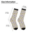 thumbnail image 2 of Fuzoiu cute rat with cheese Print Kids Socks For Boys Girls,Grip Crew Socks with Non Slip,Lightweight Stretch Crew Socks,Toddlers Crew Boot Socks, 2 of 5