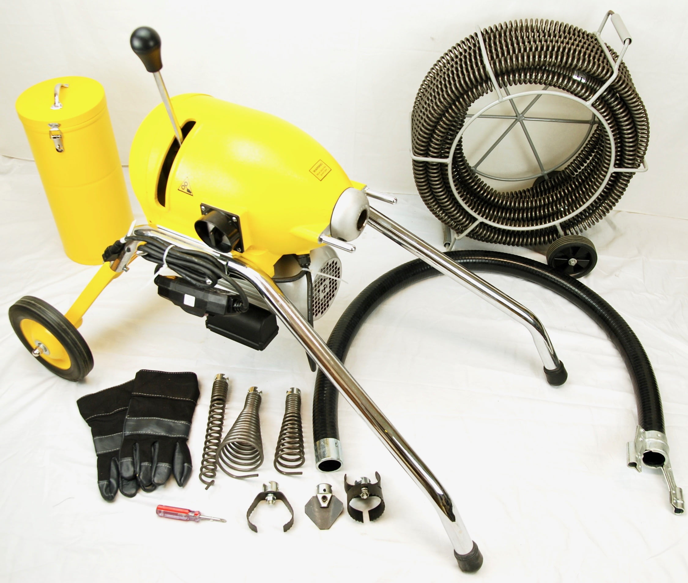 BLUEROCK ® SDS200 2" 8" Heavy Duty Sectional Pipe Drain Cleaning