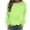 Green, variant on Sweatshirts for Women Long Sleeve Crew Neck Loose Fitted Casual Daily Wear Womens Fashion Tops Solid Color