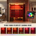 thumbnail image 6 of MEISSALIVVE Full Spectrum Infrared Sauna，3-4 Person Home Sauna，Wooden Canadian Hemlock Luxury Indoor Spa Sauna with Resonance Speaker, Panoramic Tempered Glass Door, 6 of 8