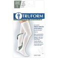 thumbnail image 2 of Truform Anti-Embolism Stockings, Thigh High, Closed Toe: 18 mmHg, White, Small, 2 of 4