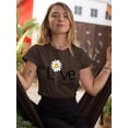 thumbnail image 2 of Live Simply Daisy T-Shirt Women -Image by Shutterstock, Female Large, 2 of 4