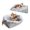 Gray, variant on kladzum Fashion Dog Bed Kennel Small Pet Puppy Round Bed House Soft Warm Pad, Dog Supplies