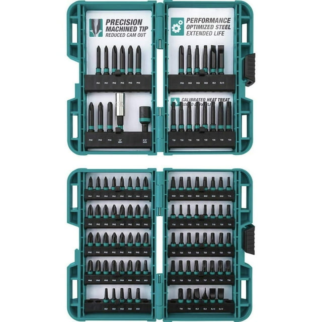 Juego de brocas para destornilladores Makita E-00038 Impactx 100 piezas