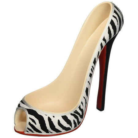 Zebra Wine Bottle - Wild Eye Designs High Heel Bottle Holder, Zebra