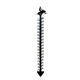 thumbnail image 2 of Sunshinehomely 36 Inch Snow Gauge Outdoor, Snow Measuring Stick, Winter Snow Ruler Snowfall Measuring Gauge, Metal Christmas Snow Gauge, Iron Art Snow Gauge for Yard Christmas Decorations, 2 of 7