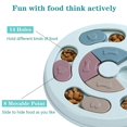 thumbnail image 2 of Puzzle Feeder Toy for Dogs - IQ Training & Mental Enrichment, Blue, 2 of 5