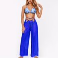 thumbnail image 2 of Toimothcn Womens Swimsuits Set 2025 Solid Color Bikini Three Piece Beach Split Swimsuit Set Soft Womens Swimming Clothes, 2 of 4