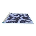 thumbnail image 2 of Ahgly Company Machine Washable Indoor Rectangle Abstract Blue Modern Area Rugs, 8' x 10', 2 of 4