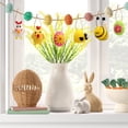 thumbnail image 4 of Bonita figura colgante de huevo de Pascua con forma de abeja y pollito, colorida decoración colgante de insectos para jardín, ideal para primavera, Pascua, Navidad y uso diario., 4 of 6