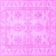 thumbnail image 1 of Ahgly Company Indoor Square Oriental Purple Traditional Area Rugs, 7' Square, 1 of 4