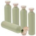 thumbnail image 2 of 5 PCS Botellas de plástico de plástico con botellas de viaje de plástico recolectables para la tapa gana para crema, 2 of 3