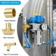 thumbnail image 3 of Uxcell Conector en T de 1/2" Barb, Unión de 3 Vías de Latón para Mangueras, Conexiones para Agua, Combustible, Aire, Aceite y Gas, 3 of 7