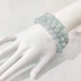 thumbnail image 5 of AAA Aquamarine Beads Bracelet, Natural Aquamarine Bracelet, March Birthstone, Elastic Band, Bangle, Christmas Gift, Unisex Jewelry, Gift for Her, Women Bracelet, Men Bracelet, Spiritual Bracelet, 5 of 9