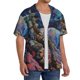 thumbnail image 2 of Fotbe Rainbow Astronaut Space Landscape Camisa Estampada de Manga Corta para Hombre, Casual de Verano, Estilo Playero, Sin Arrugas-4X-Large, 2 of 5