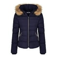 thumbnail image 4 of Csndyce Women's Winter Puffer Coat Removable Hood Thicken Parka Coat Fleece Lined Warm Winter Jacket, 4 of 5