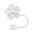 thumbnail image 5 of Flower Shape Straw Cover Caps Soft Silicone Straw Tips Lids Reusable Dust-Proof Straw Topper for Stanley Cup Party Decor, 5 of 8