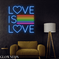thumbnail image 2 of Glowneon Love Is Love Neon Sign, LGBT Led Sign, Pride Flag Light, 2 of 5
