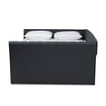 thumbnail image 2 of Baxton Studio Delora Full Size Dark Grey Upholstered Daybed, 2 of 8
