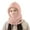 Pink, variant on qolati Ski Mask Fleece Balaclava Winter Hood Mask for Women and Men Windproof Warm Fuzzy Drawstring Face Cover Hat Black Free Size