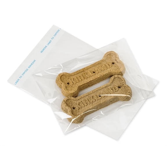 Pack Of 100, 4.75" x 6.5" Solid Tape Resealable 1.2 Mil Cello Bags Made in USA