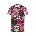 thumbnail image 4 of Anime Demon Slayer Youth Kids Fashion T-Shirt Graphic Short Sleeve Shirt Tees Teenage T-Shirt For Boy Girl, 4 of 9