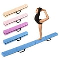 thumbnail image 1 of Costway 7 FT Folding Balance Beam Foam Floor Gymnastic Beam with Carrying Handles Blue, 1 of 10