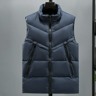 Wells Lamont Men's Sherpa Lined Canvas Vest with Zip Utility