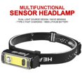 thumbnail image 3 of Smart Headlamp COB+XPE LED Reflector fuerte Sensor de faros Luz roja Hugtrwg Para estrenar, 3 of 6
