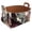 Multicolor 4, variant on Western Print Storage Basket Collapsible Storage Bin, PU Foldable Basket Convenient Box Storage Organizer with Handles for Shelves Office Bedroom Closet Nursery Toys Laundry