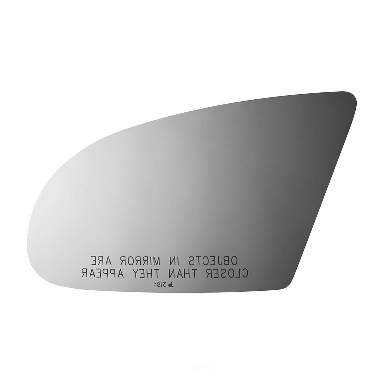 Burco Side View Mirror Replacement Glass - Clear Glass - 3184