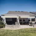 thumbnail image 2 of Awntech 12 Ft Key West Left Motorized Heavy Duty Patio Retractable Awning with Cassette (144in x 9.38in x 120in), Linen, 2 of 8