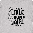 thumbnail image 4 of Inktastic Little Surf Girl with Surfboard Girls Long Sleeve Toddler T-Shirt, 4 of 5