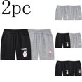 thumbnail image 7 of Odeerbi 2-10 Years Kids Girls 2 PCS Summer Cotton Bermuda Shorts Cute Print Elastic Waist Casual Shorts, 7 of 7