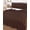 Mocha Brown, variant on Full Size Quilt Bedding Set, Purple Solid Color Reversible Summer Quilt 3 Pieces, Aesthetics Contemporary Luxury Lightweight Bedspreads Coverlets with 2 Pillow Shams for All Seasons