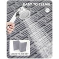 thumbnail image 5 of Shower Mat 16"x27", Extra Long Bathtub Mat Non Slip with Suction Cups, Bath Matts for Shower Floor/Inside Shower, Quick Dry, Easy Clean, 5 of 12