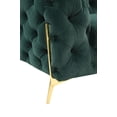 thumbnail image 3 of Divani Casa Quincey Transitional Velvet Accent Chair in Emerald Green, 3 of 4