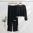 thumbnail image 2 of Lindreshi Loungewear Sets for Women 2 Piece Women Summer Pants Printing Short Sleeved Shirt Casual Two Piece Suit, 2 of 5