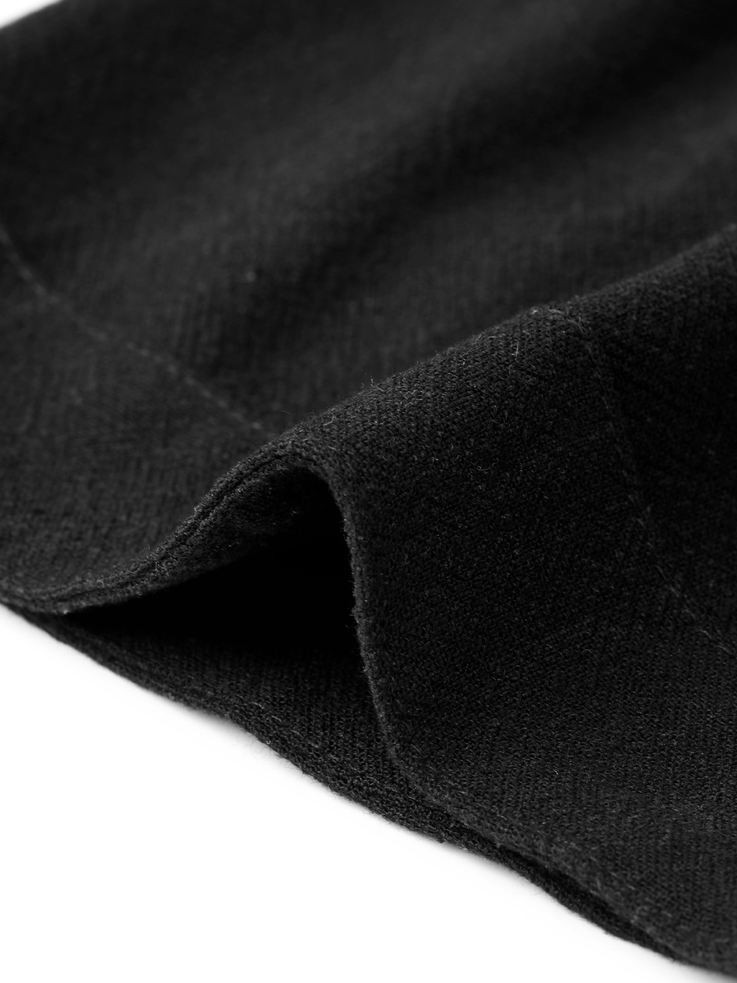 DARING DIVA Women's Wide Leg Drawstring Vacation Beach Pants Medium Black