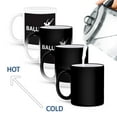 thumbnail image 4 of 3drose, Ballet Teacher in White on Black Background, 11oz Magic Transforming Mug, 4 of 7