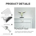 thumbnail image 3 of IBASETOY 5Pcs Assorted Color Cabinet Handles and Knobs Made of Sturdy Zinc Alloy for Doors, 3 of 6