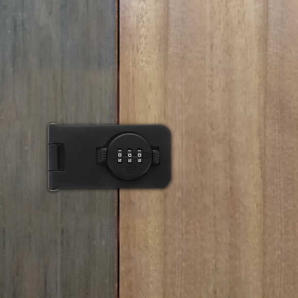 BALAHAPY 1Jgo Para Puerta Corrediza Con Sin Necesidad De Taladro Negro Resistente